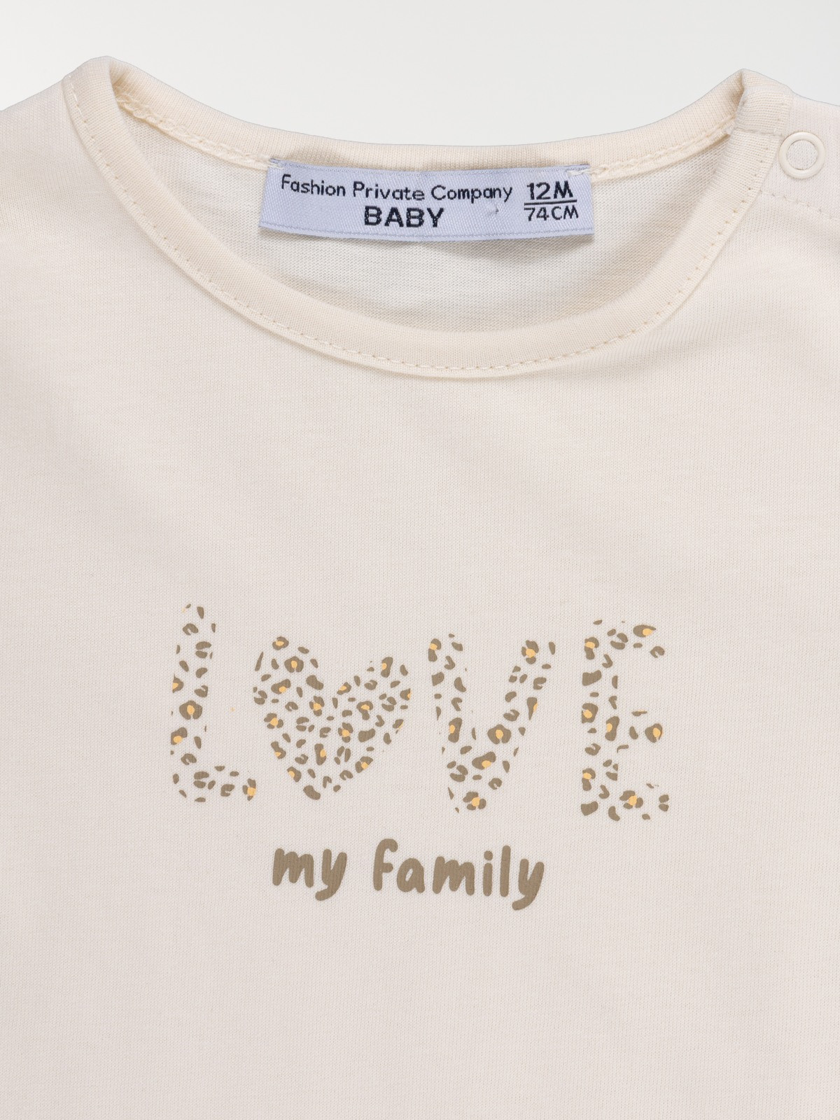 T-shirt love my family fille (3-36M) T-shirt love my family fille (3-36M)