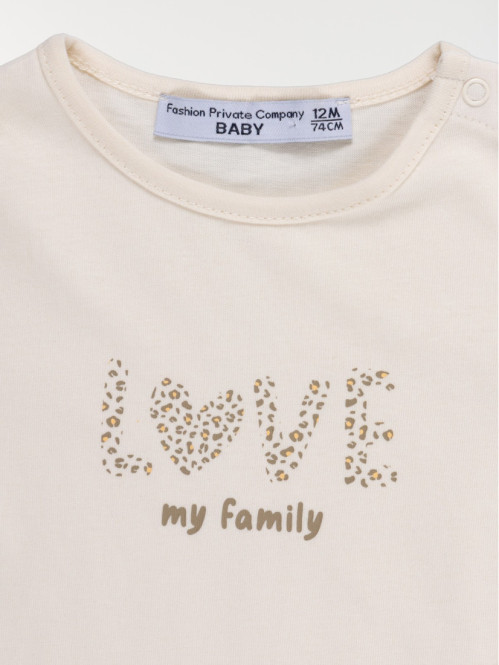 T-shirt love my family...