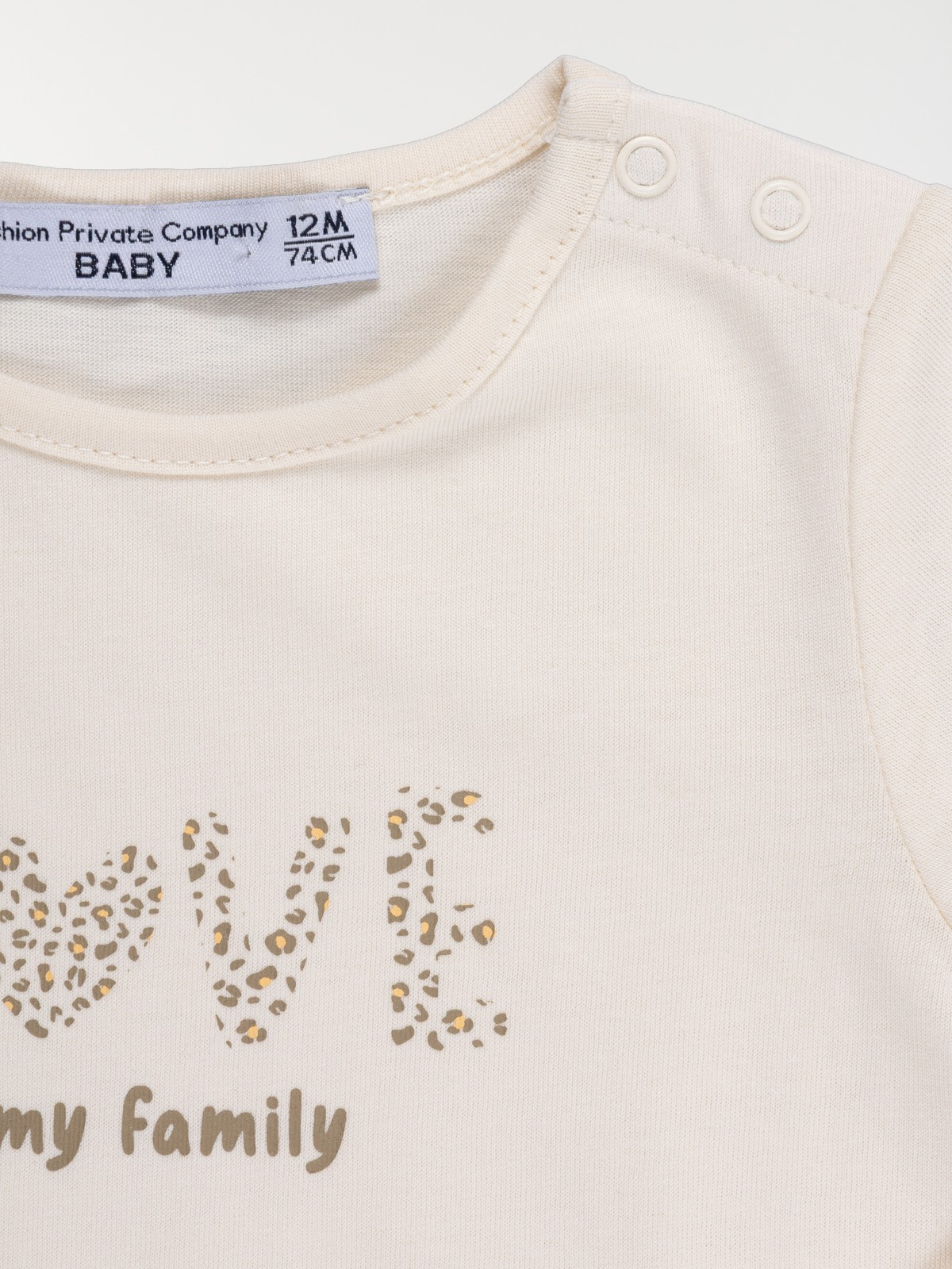 T-shirt love my family fille (3-36M) T-shirt love my family fille (3-36M)