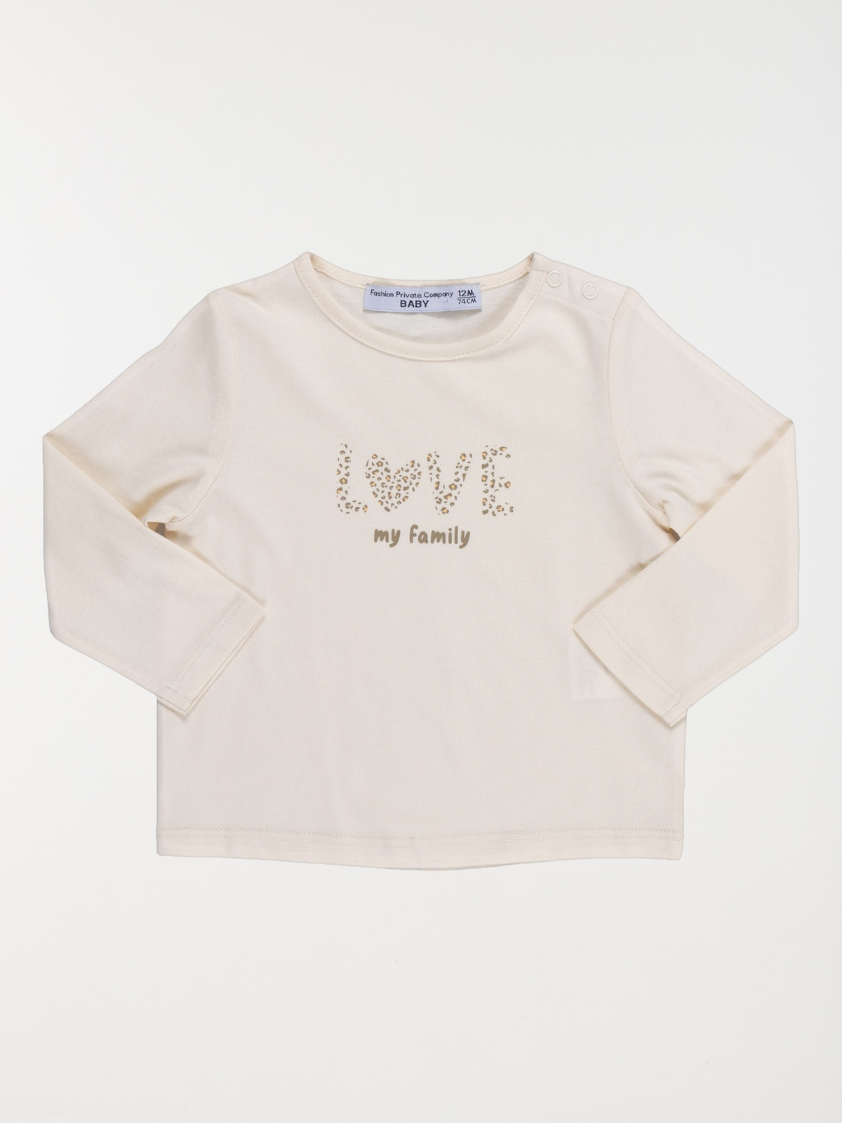 T-shirt love my family fille (3-36M) T-shirt love my family fille (3-36M)