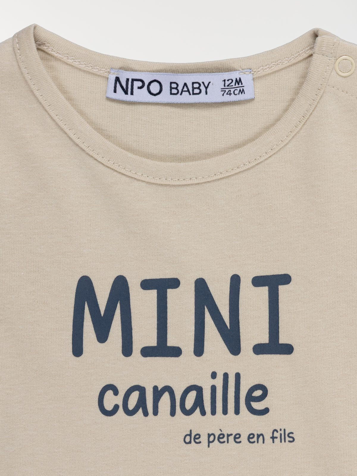 T-shirt mini canaille garçon (3-36M) T-shirt mini canaille garçon (3-36M)