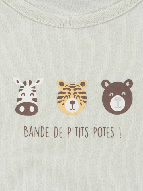 T-shirt bandes de potes garçon (3-36M) T-shirt bandes de potes garçon (3-36M)