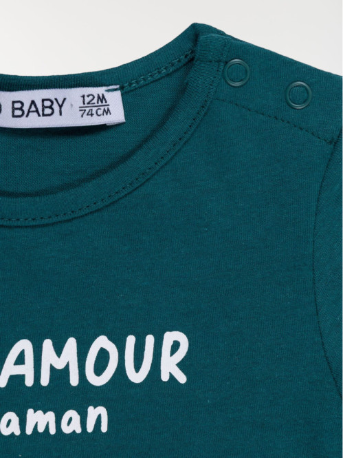 T-shirt petit amour garçon (3-36M) T-shirt petit amour garçon (3-36M)
