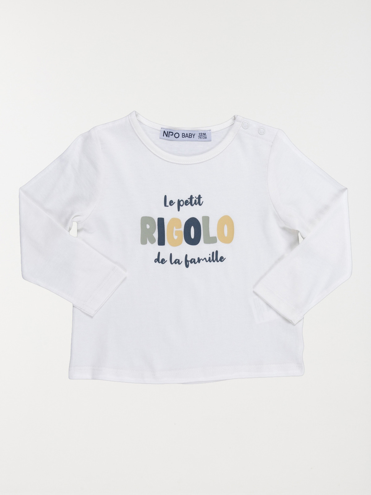 T-shirt petit rigolo garçon (3-36M)