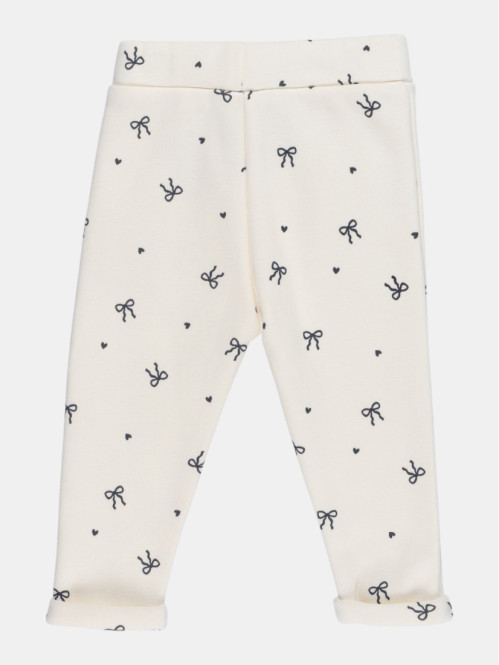 Pantalon de jogging noeud fille (3-36M) Pantalon de jogging noeud fille (3-36M)
