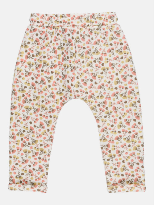 Pantalon de jogging fleuri fille (3-36M) Pantalon de jogging fleuri fille (3-36M)