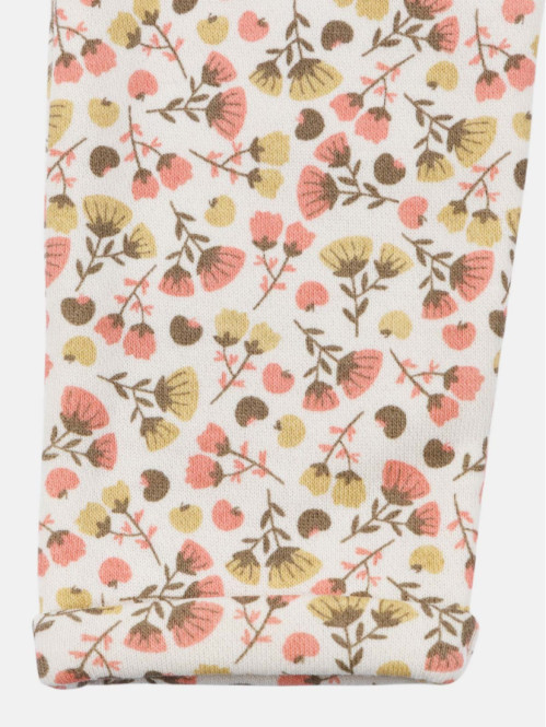 Pantalon de jogging fleuri fille (3-36M) Pantalon de jogging fleuri fille (3-36M)