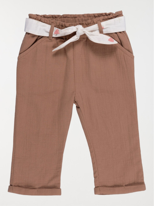 Pantalon avec ceinture...