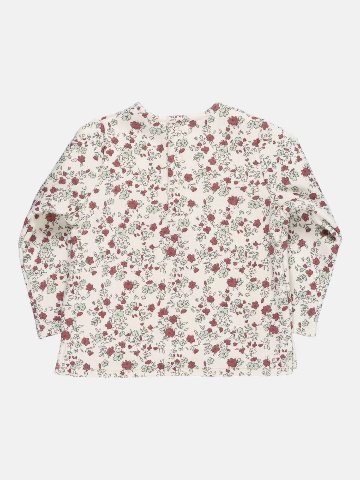 Sweat motif fleuri fille (3-36M)