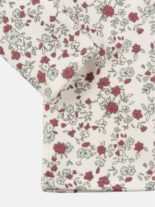 Sweat motif fleuri fille...