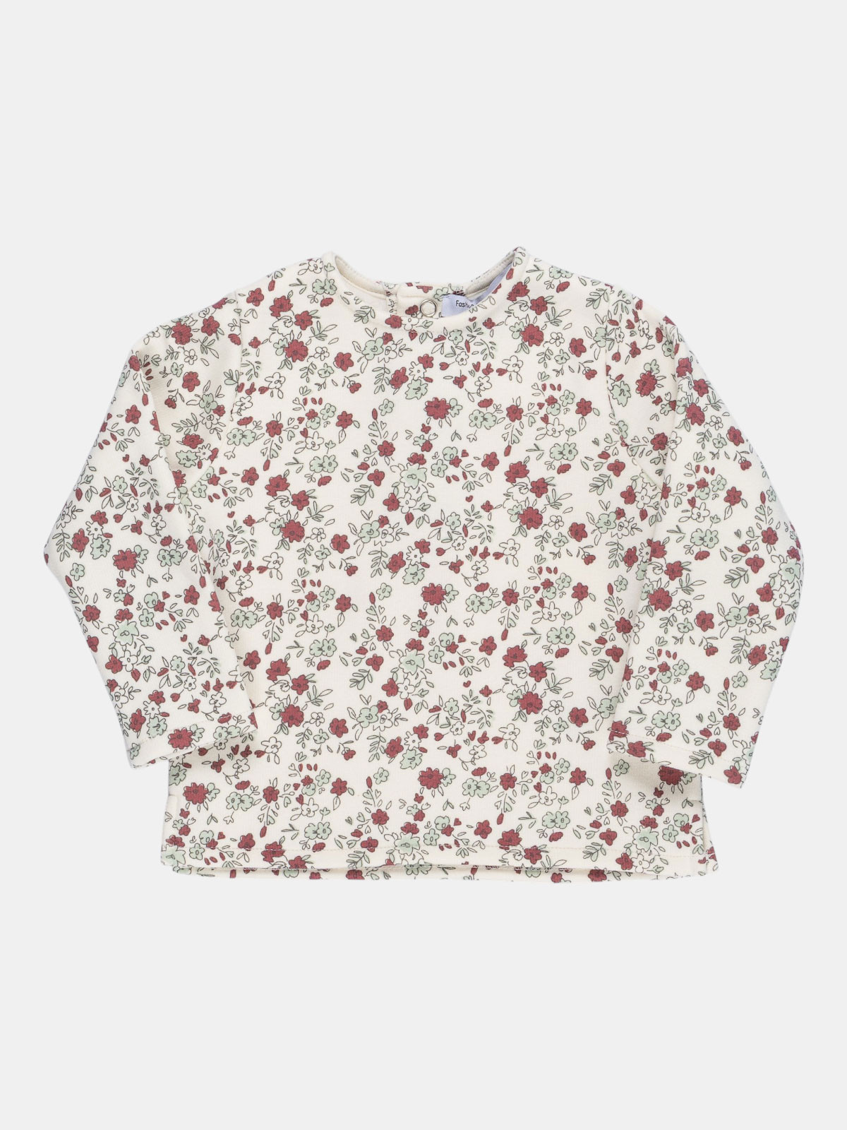 Sweat motif fleuri fille (3-36M)