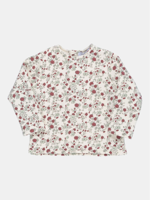 Sweat motif fleuri fille...
