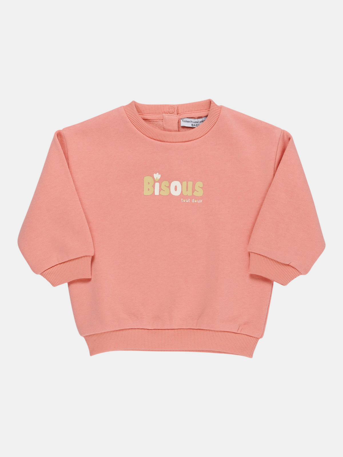 Sweat bisous tout doux fille (3-36M)