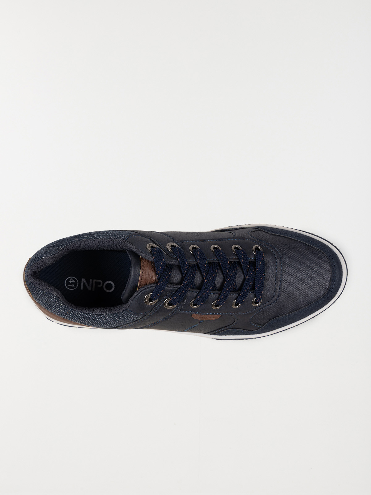 Baskets lacets homme navy (40-46)