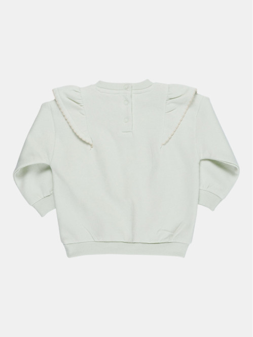 Sweat coeur brodé fille...