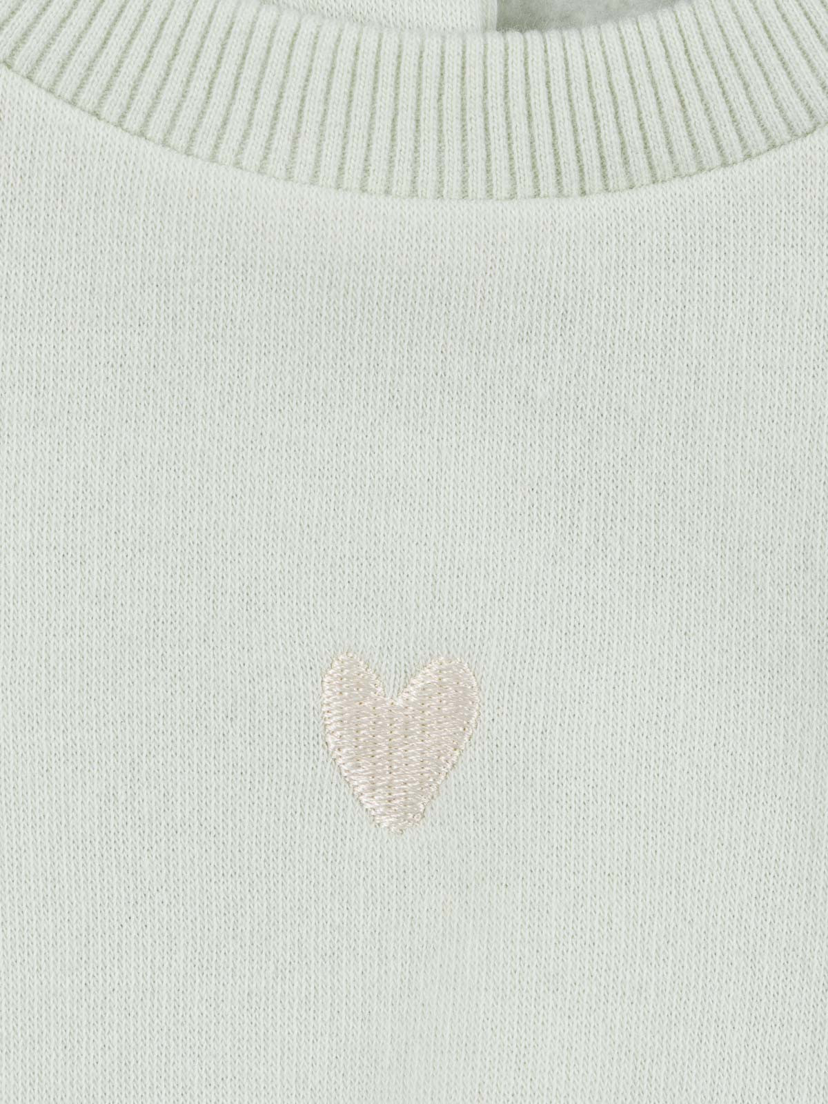 Sweat coeur brodé fille (3-36M)