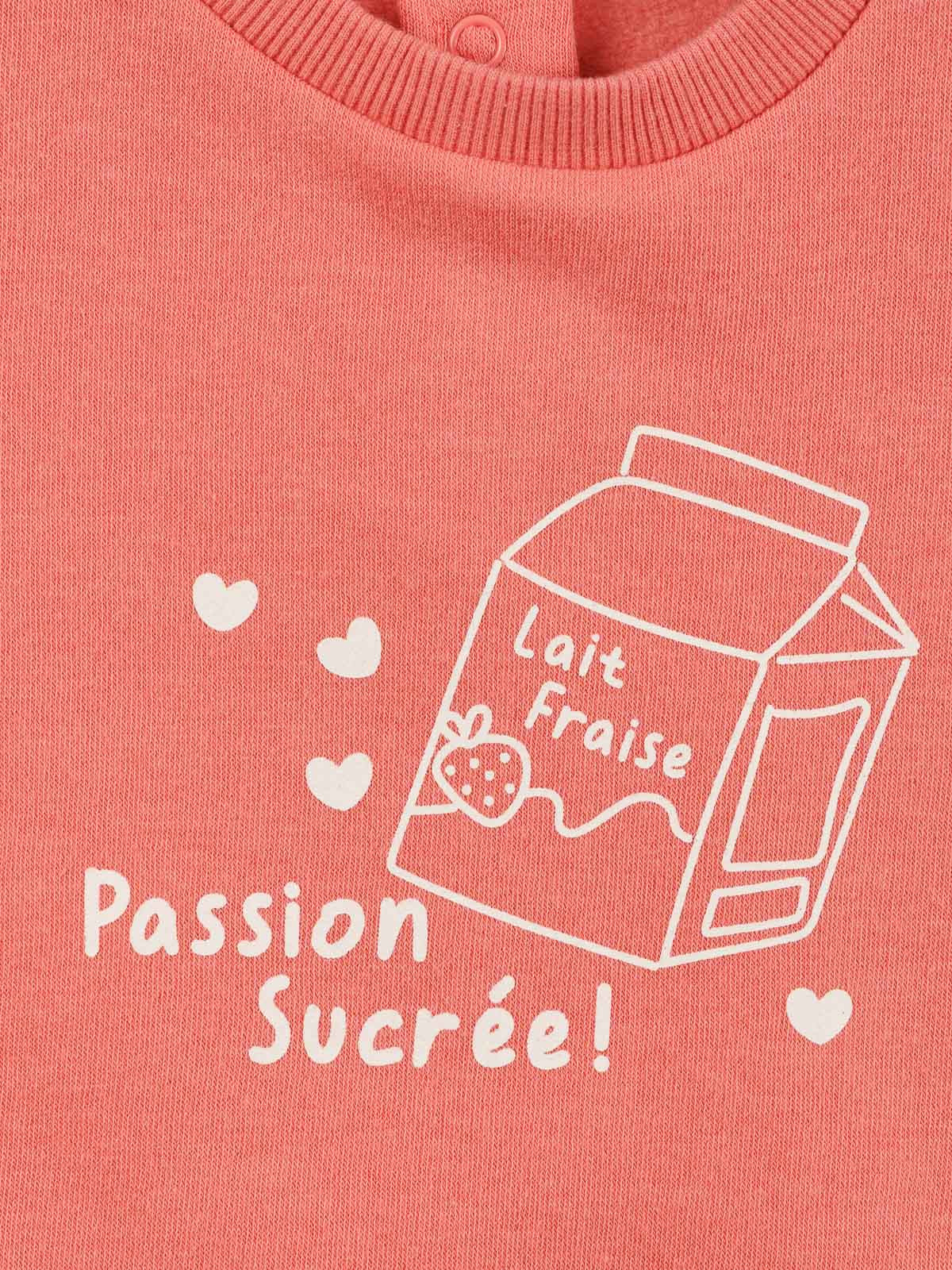 Sweat passion sucrée fille (3-36M)
