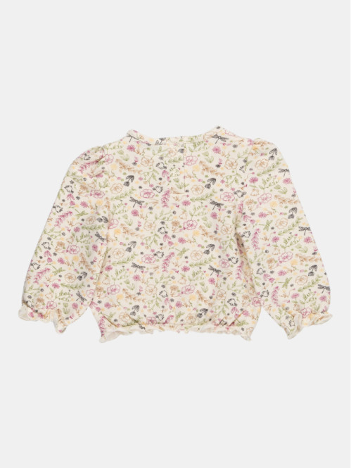 Sweat imprimé fleuri fille...