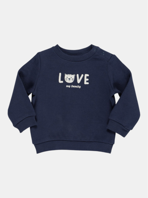 Sweat Love my family garçon (3-36M)