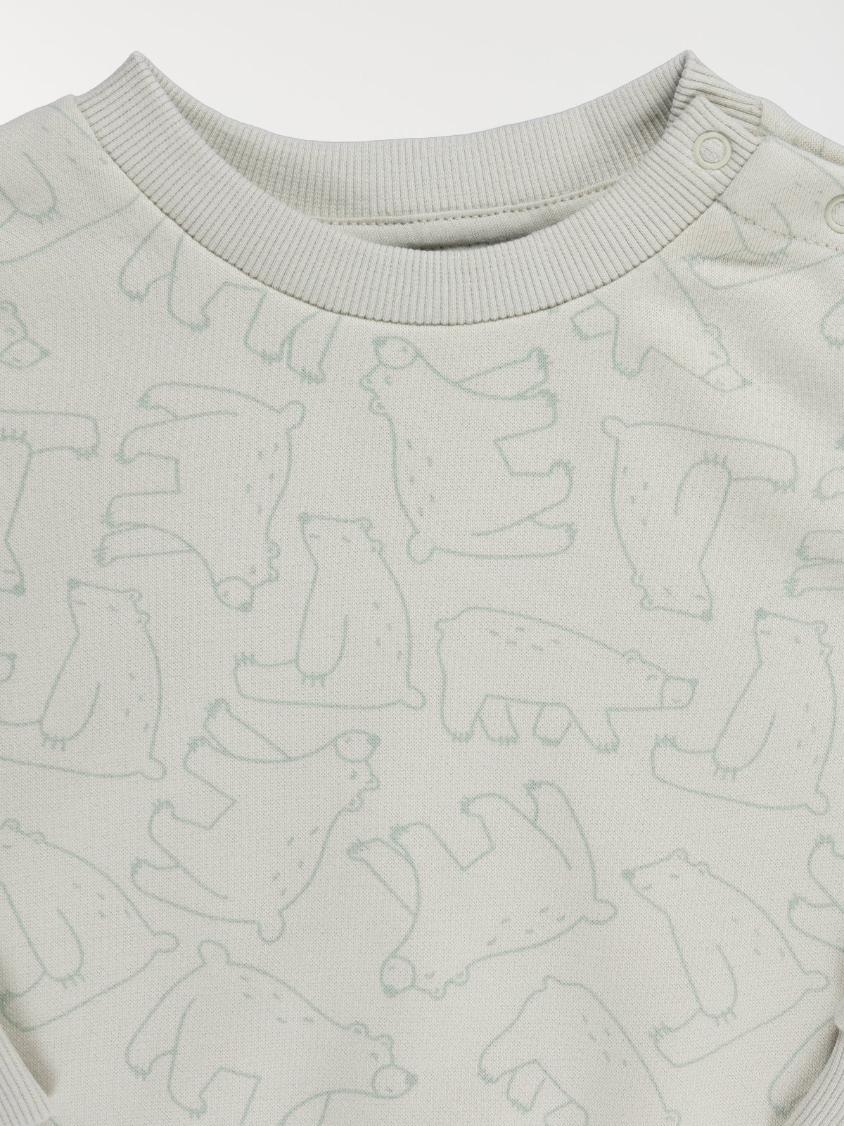 Sweat tout imprimé ours garçon (3-36M Sweat tout imprimé ours garçon (3-36M