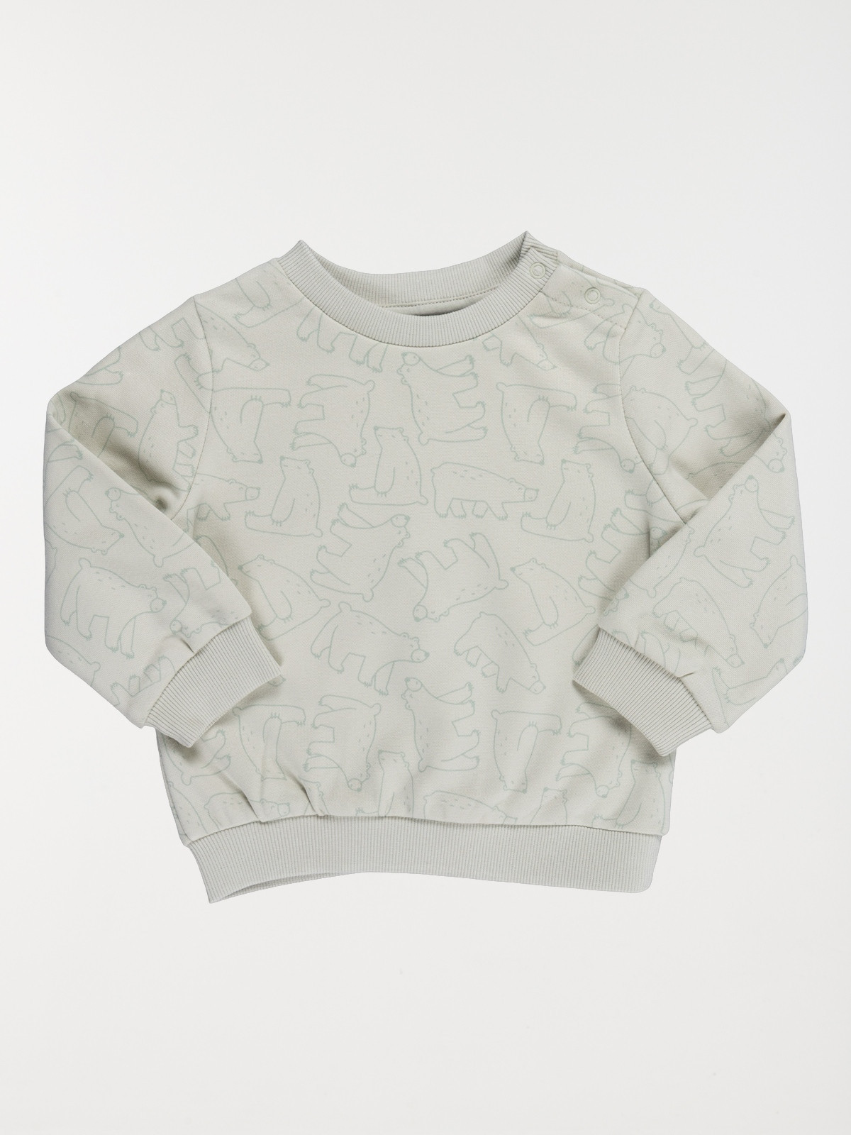 Sweat tout imprimé ours garçon (3-36M Sweat tout imprimé ours garçon (3-36M