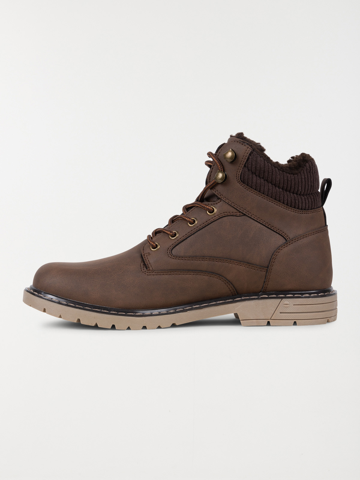 Boots lacets homme marron (40-46) Boots lacets homme marron (40-46)