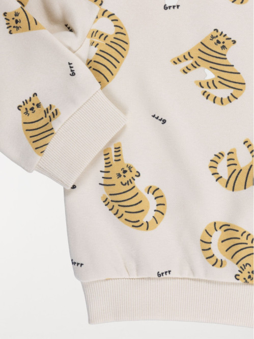 Sweat imprimé tigre garçon (3-36M) Sweat imprimé tigre garçon (3-36M)