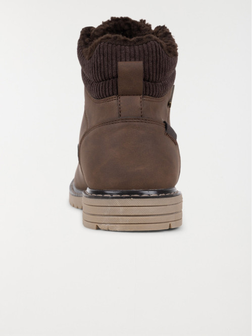 Boots lacets homme marron (40-46) Boots lacets homme marron (40-46)