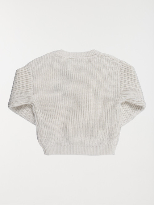 Pull col rond boutonné...
