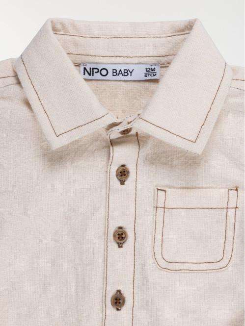 Chemise manches longues...