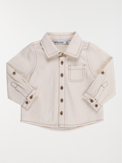 Chemise manches longues...