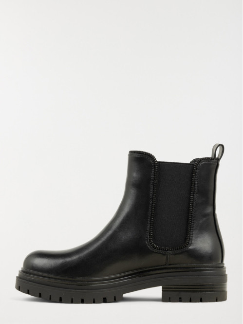 Bottines noires femme (36-41)