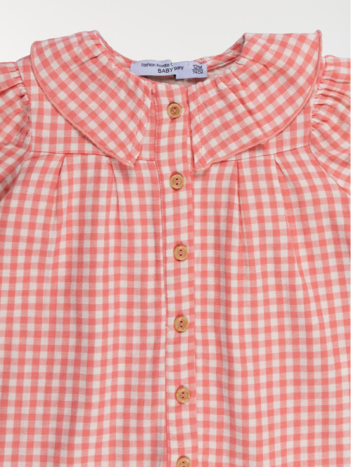 Chemisier vichy fille (3-36M)