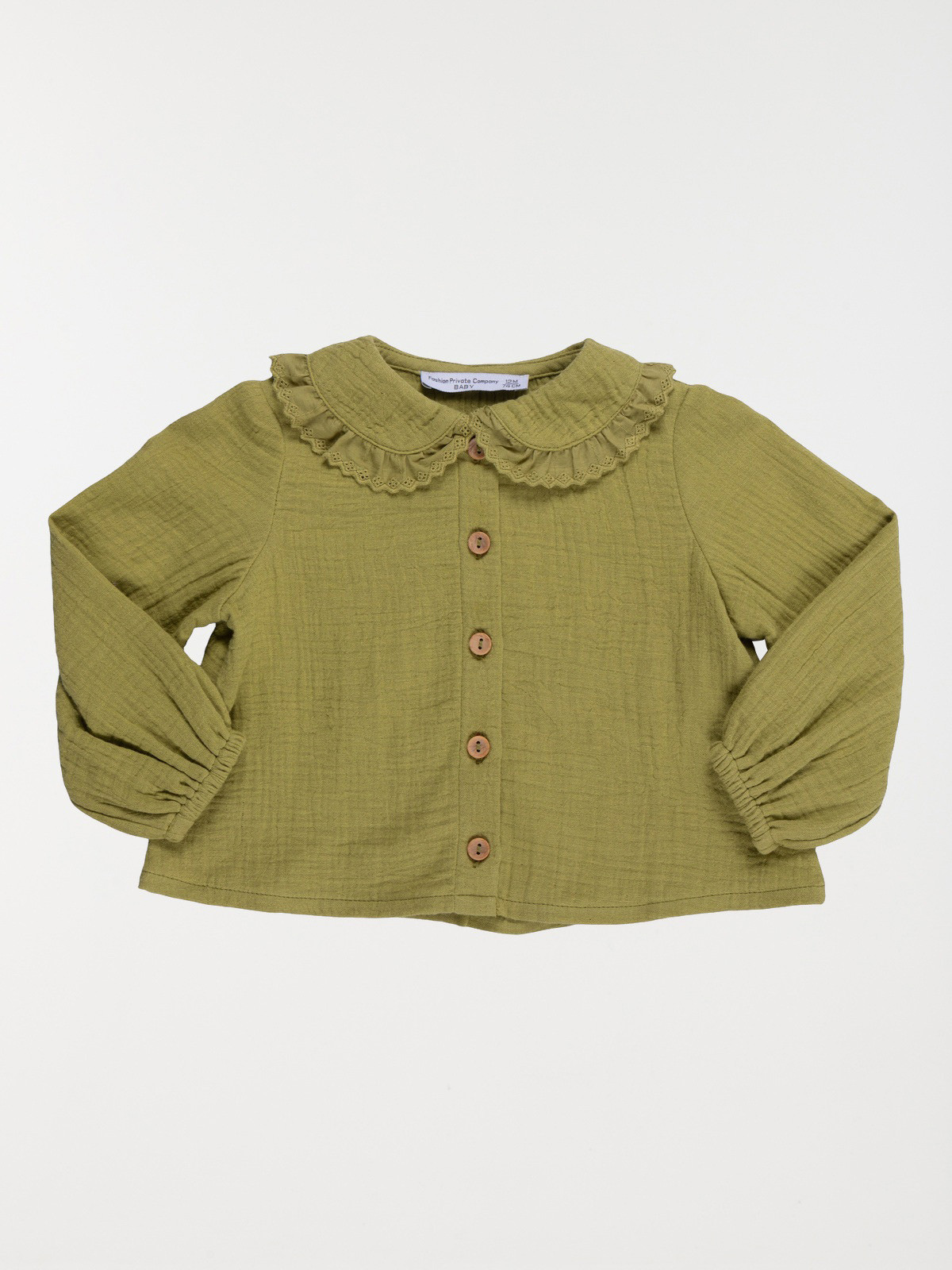 Chemisier col claudine fille (3-36M)