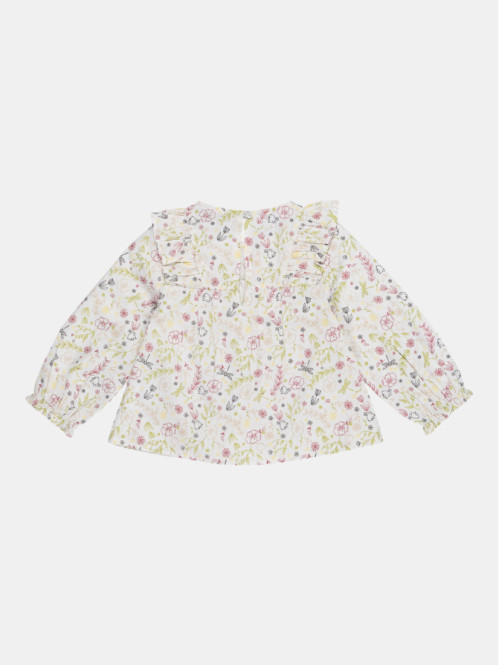 Blouse fleurie fille (3-36M)