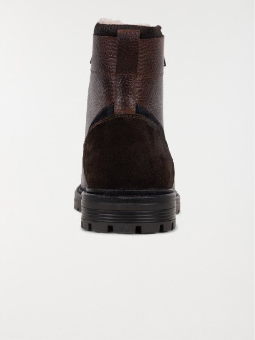 Bottines lacets et zips homme (40-46)