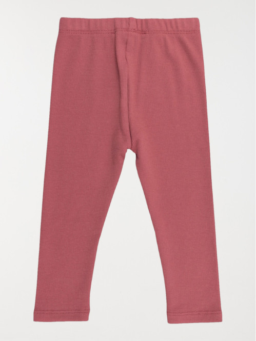 Legging côtelé rose marbré fille (3-36M) Legging côtelé rose marbré fille (3-36M)