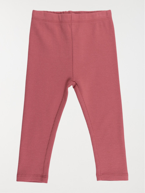 Legging côtelé rose marbré fille (3-36M) Legging côtelé rose marbré fille (3-36M)