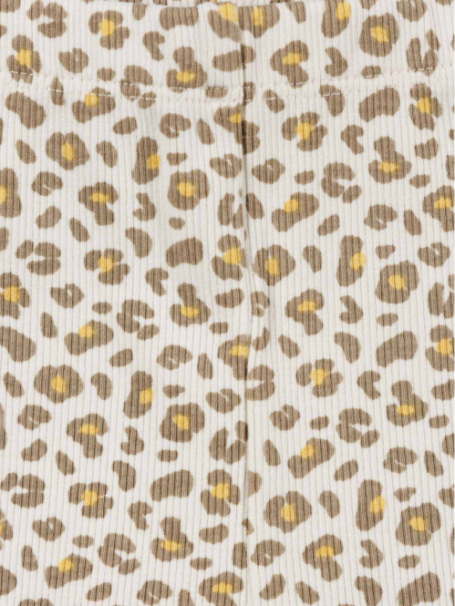 Legging côtelé léopard fille (3-36M)