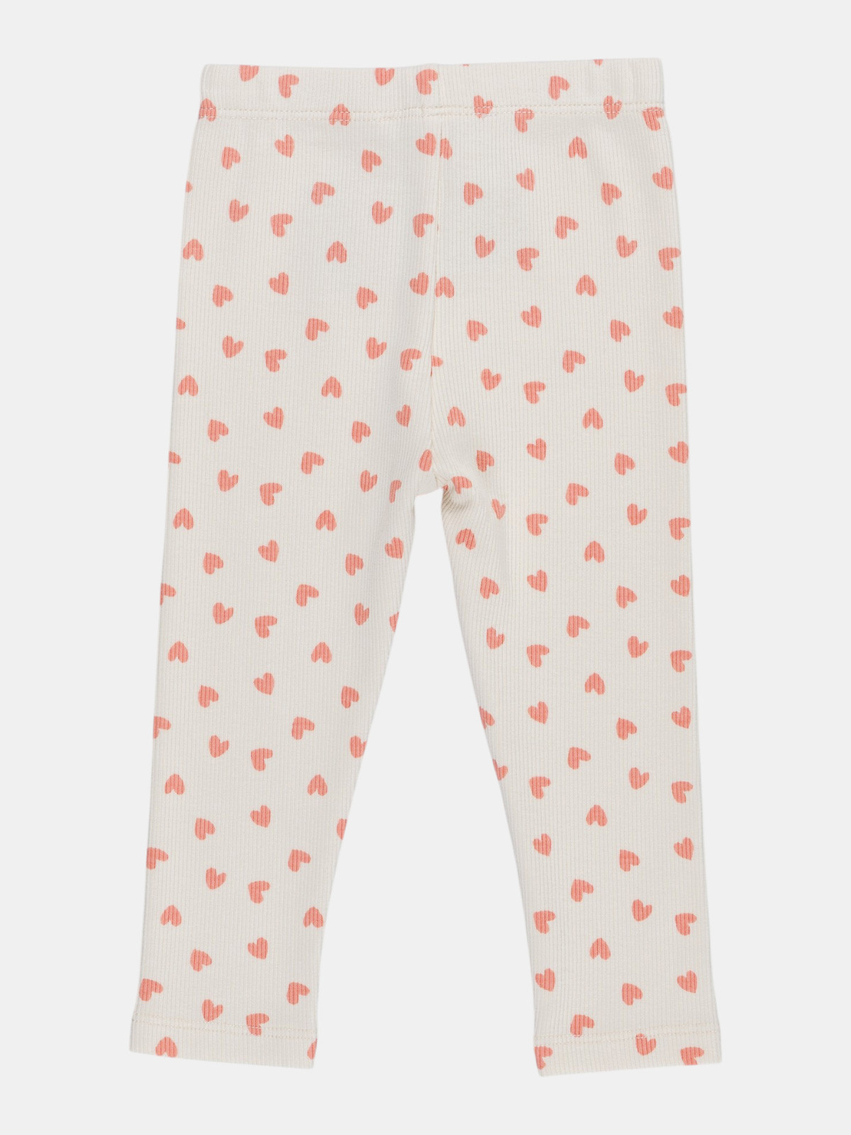 Legging côtelé coeur fille (3-36M) Legging côtelé coeur fille (3-36M)