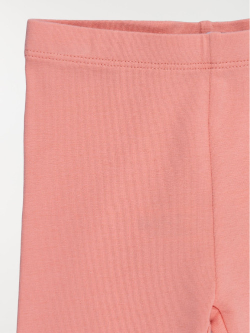 Legging uni rose brique fille (3-36M) Legging uni rose brique fille (3-36M)