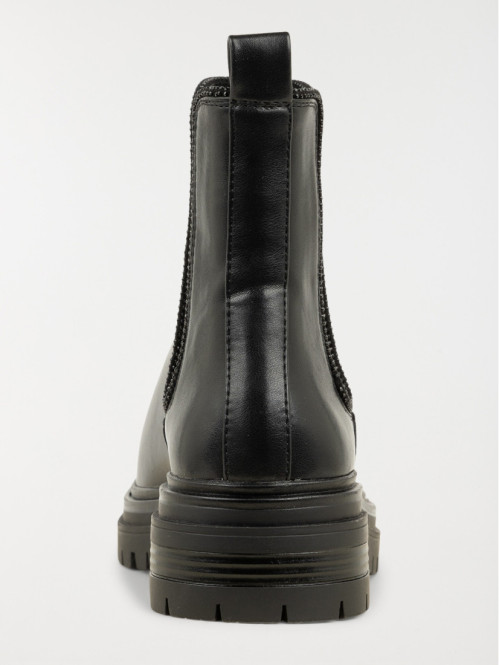 Bottines noires femme (36-41)