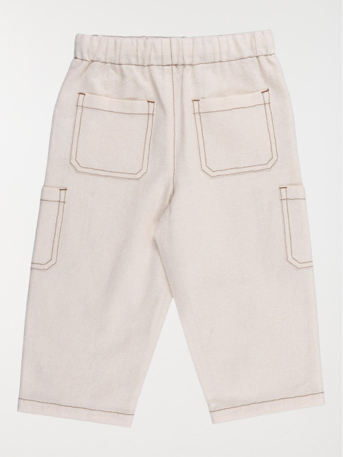 Pantalon cargo élastiqué...