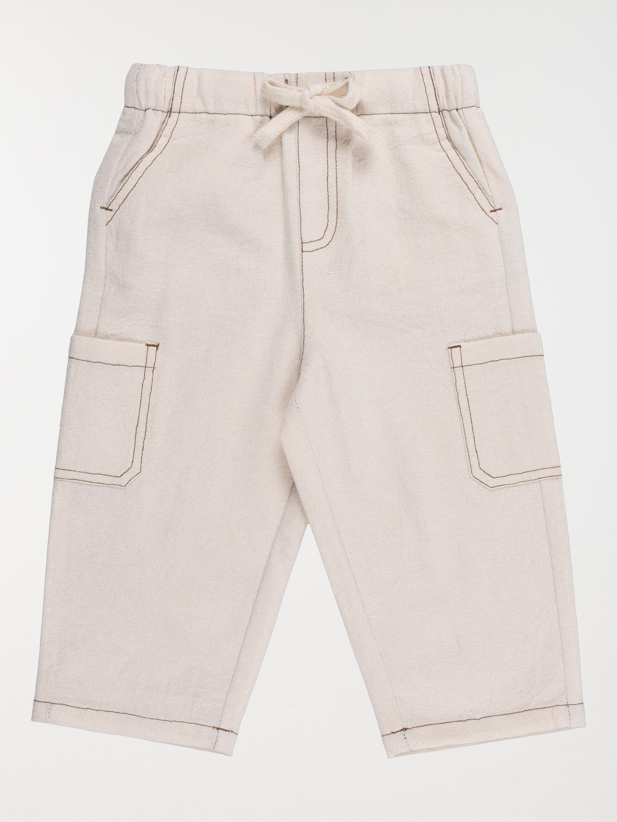 Pantalon cargo élastiqué garçon (6-36M) Pantalon cargo élastiqué garçon (6-36M)