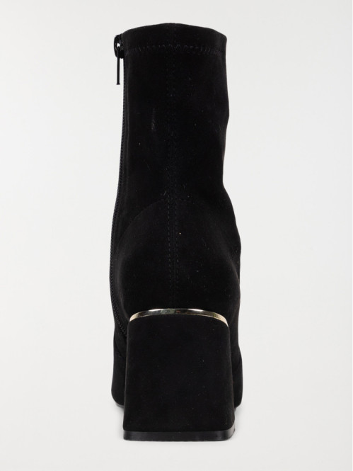 Bottines noires et dorées femme (36-41)