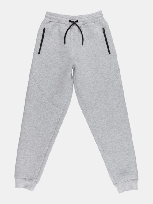 Jogging uni gris chiné...