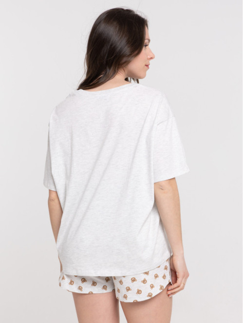 Pyjashort ours et message...