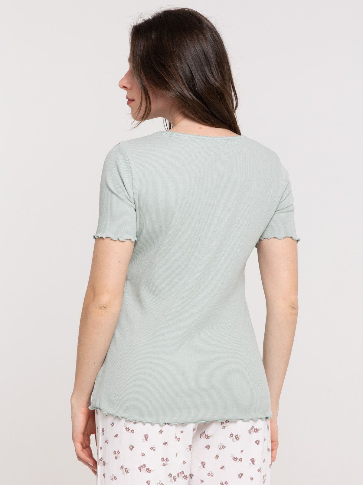 Haut de pyjama jade femme