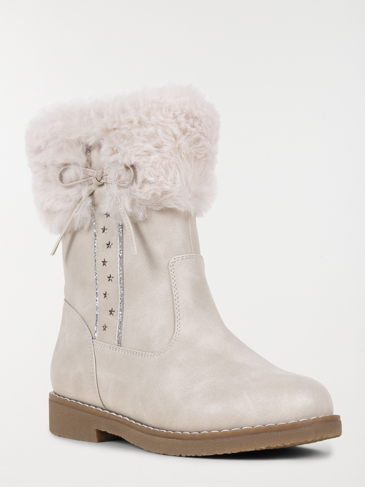Bottes détails argentés fille (31-35)