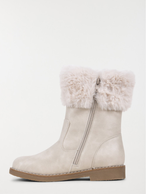 Bottes détails argentés fille (31-35)